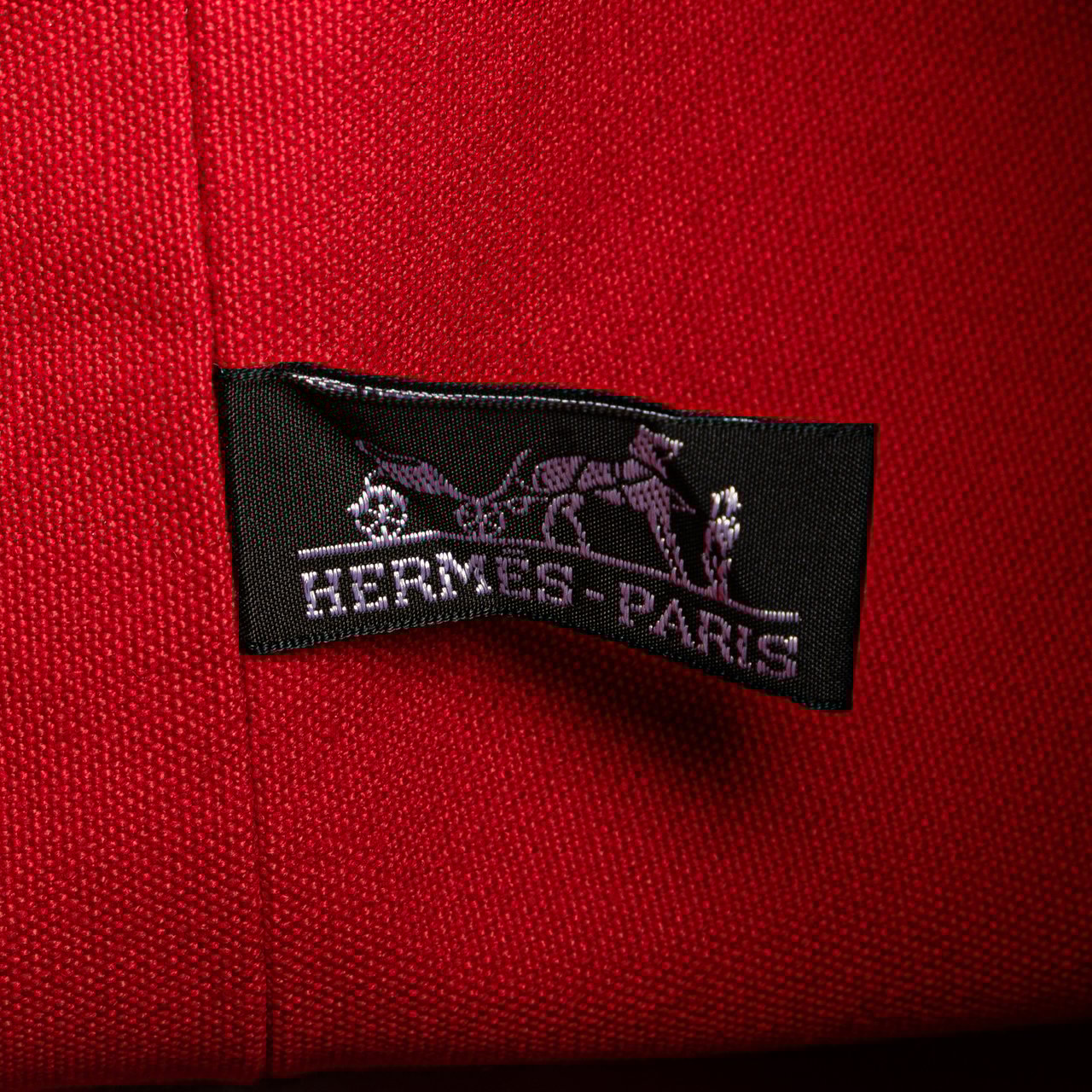 Hermès Toile Polochon Mimile Rood