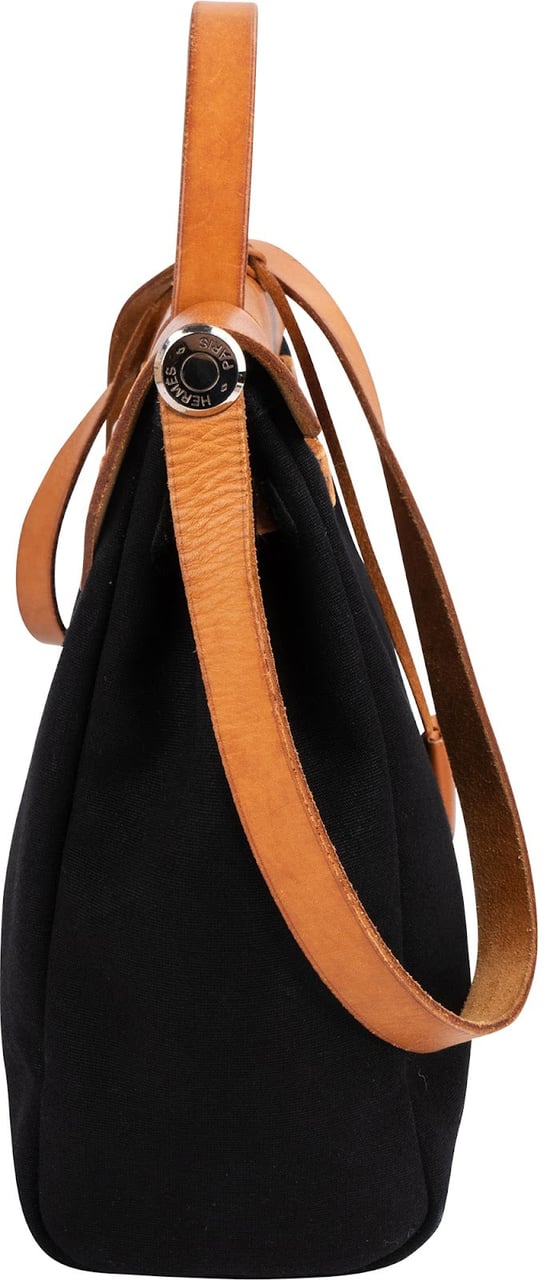 Hermès Classic Cotton Herbag 31 Shoulder Handbag Zwart