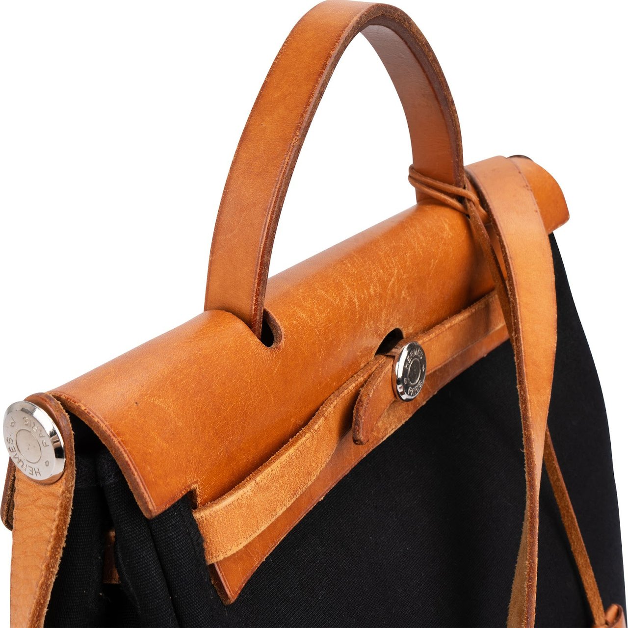 Hermès Classic Cotton Herbag 31 Shoulder Handbag Zwart
