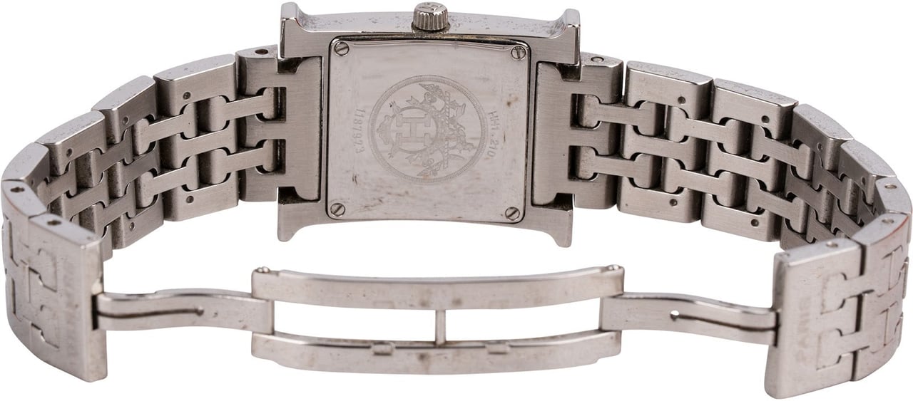 Hermès Silver Tone Heure H HH1.210 Women Watch Divers