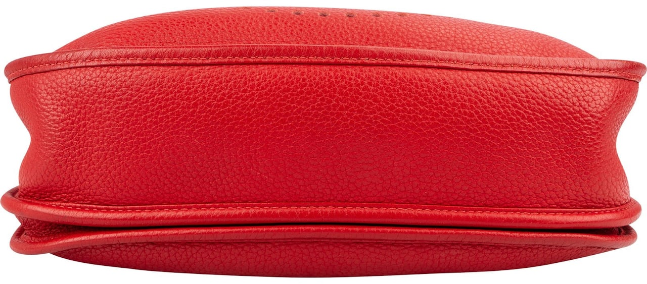 Hermès Taurillon Clemence Leather Evelyne III GM Crossbody Bag Rood