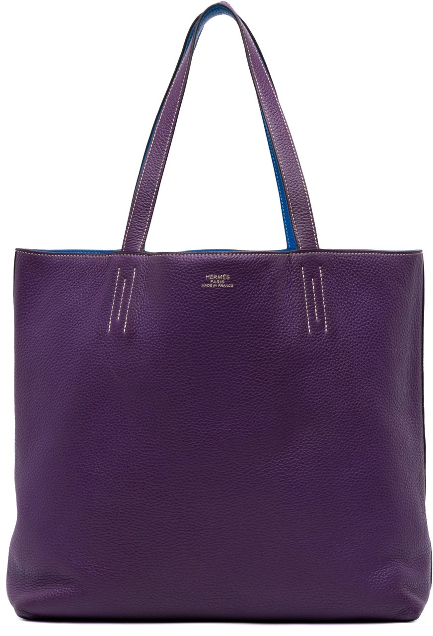 Hermès Clemence Double Sens 36 Paars