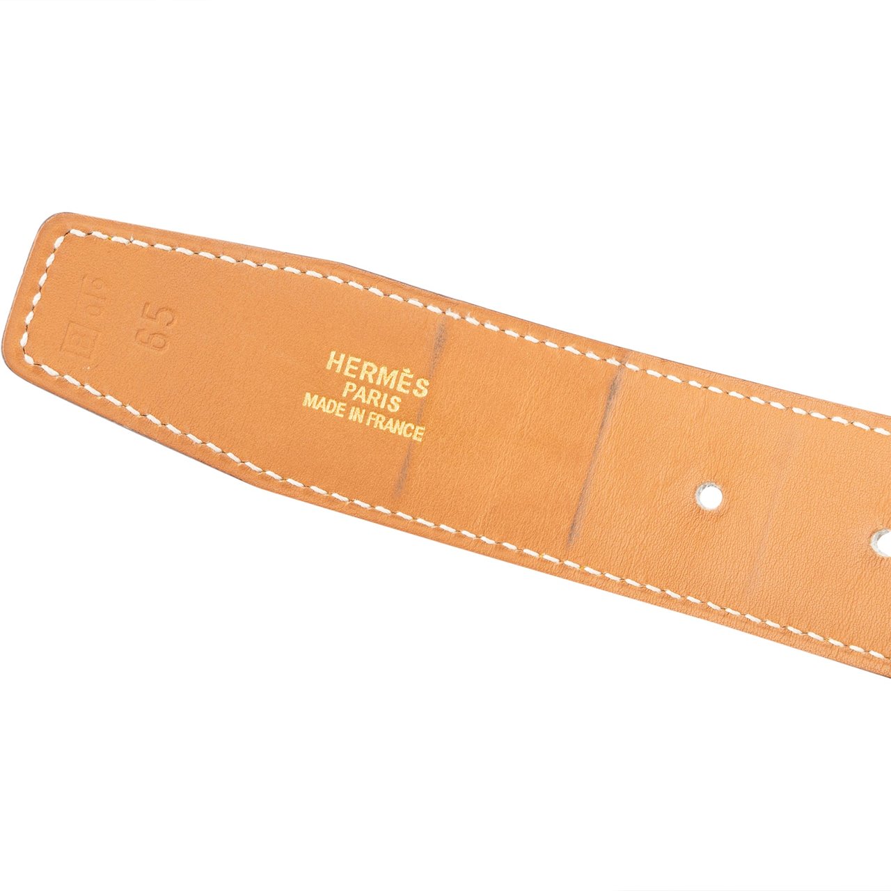 Hermès Hermès Reversible Epsom Leather Belt (65) Divers
