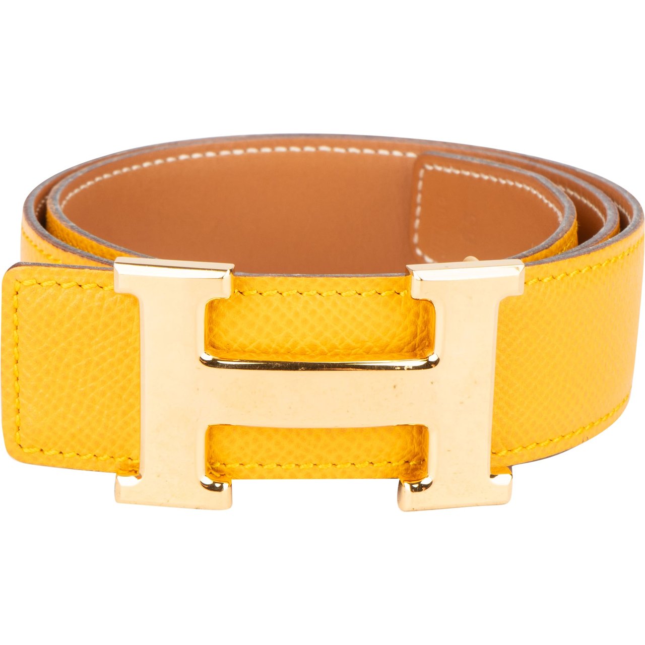 Hermès Hermès Reversible Epsom Leather Belt (65) Divers