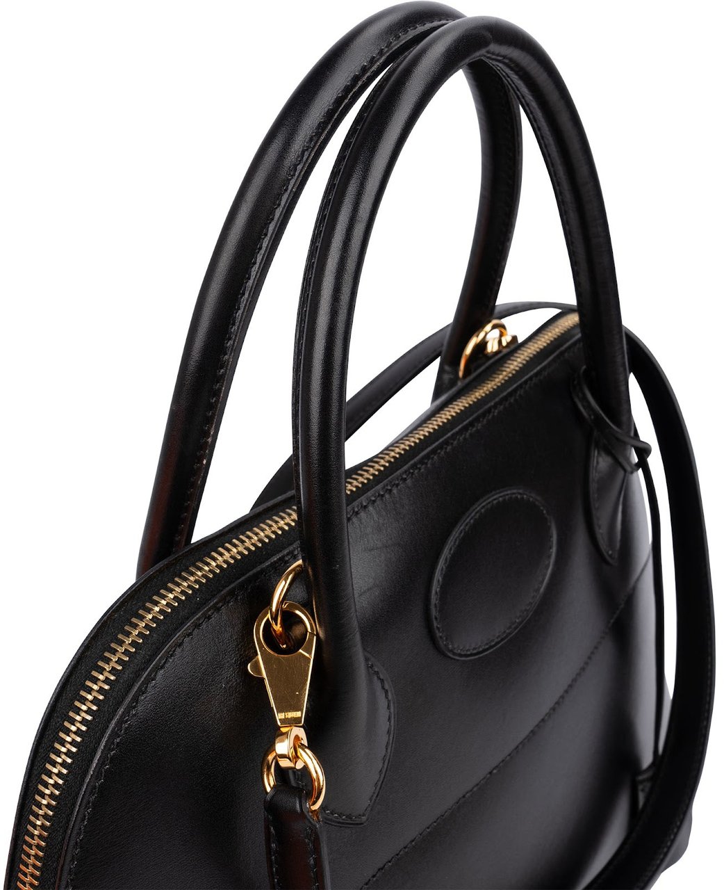 Hermès Noir Swift Leather Bolide 31 Handbag Zwart
