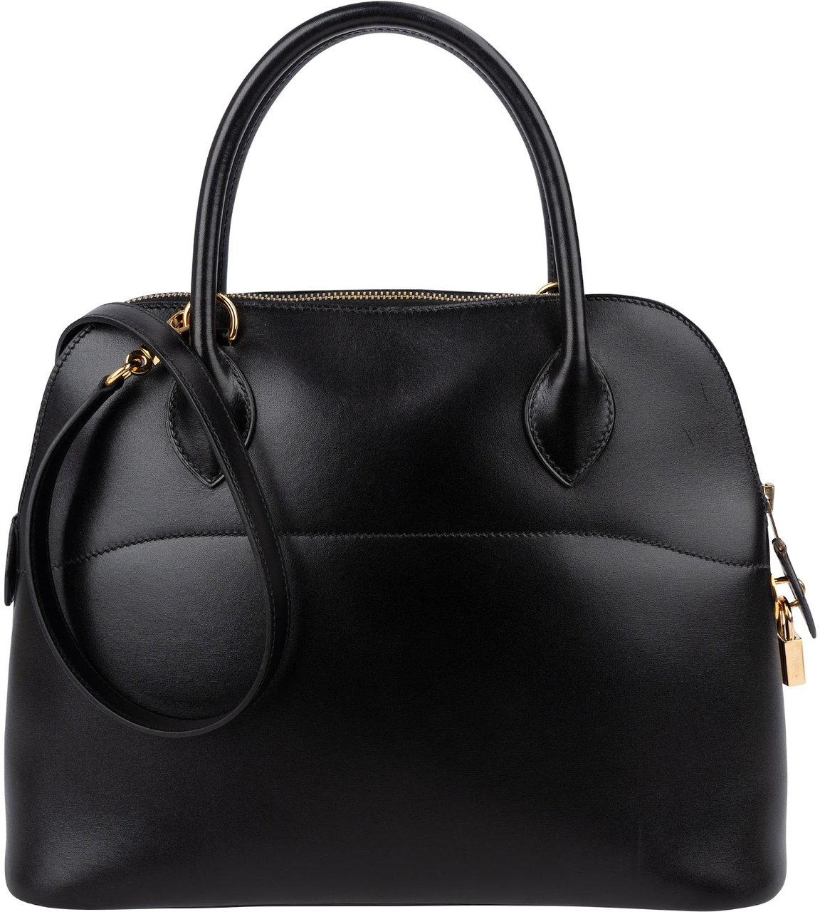 Hermès Noir Swift Leather Bolide 31 Handbag Zwart