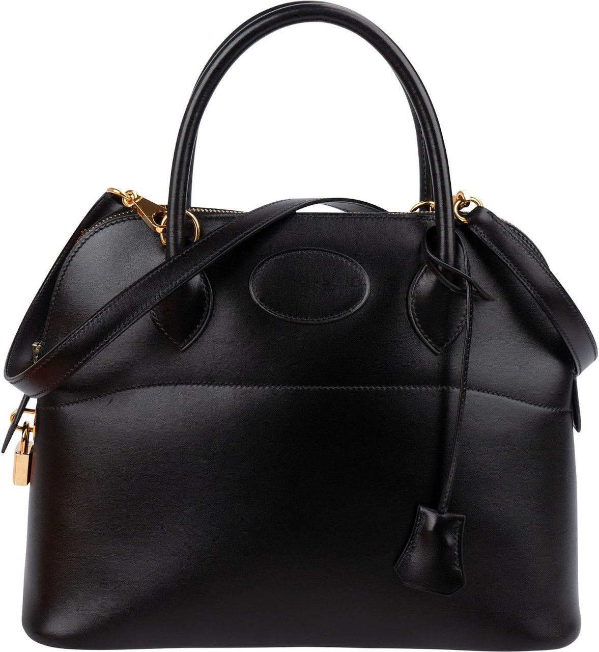 Hermès Noir Swift Leather Bolide 31 Handbag Zwart