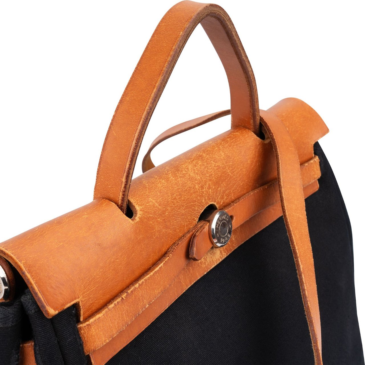 Hermès Classic Cotton Herbag 31 Shoulder Handbag Zwart