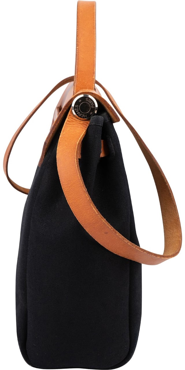 Hermès Classic Cotton Herbag 31 Shoulder Handbag Zwart