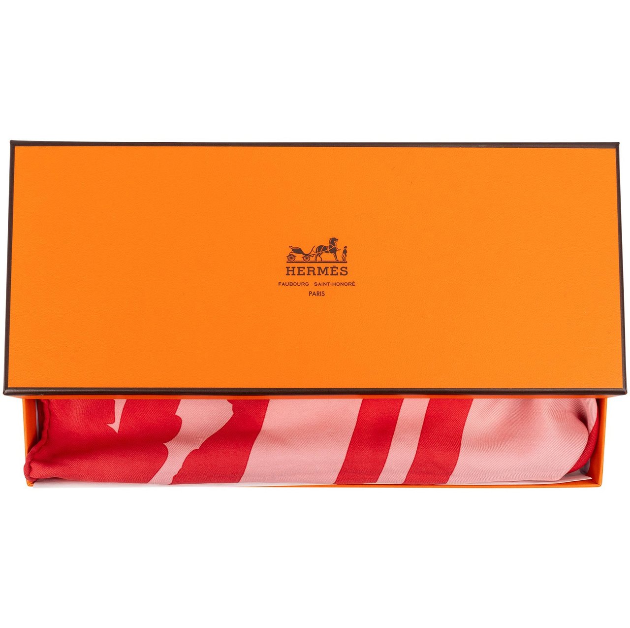 Hermès Brides de Gala Triangle Silk Scarf Tuch Rood