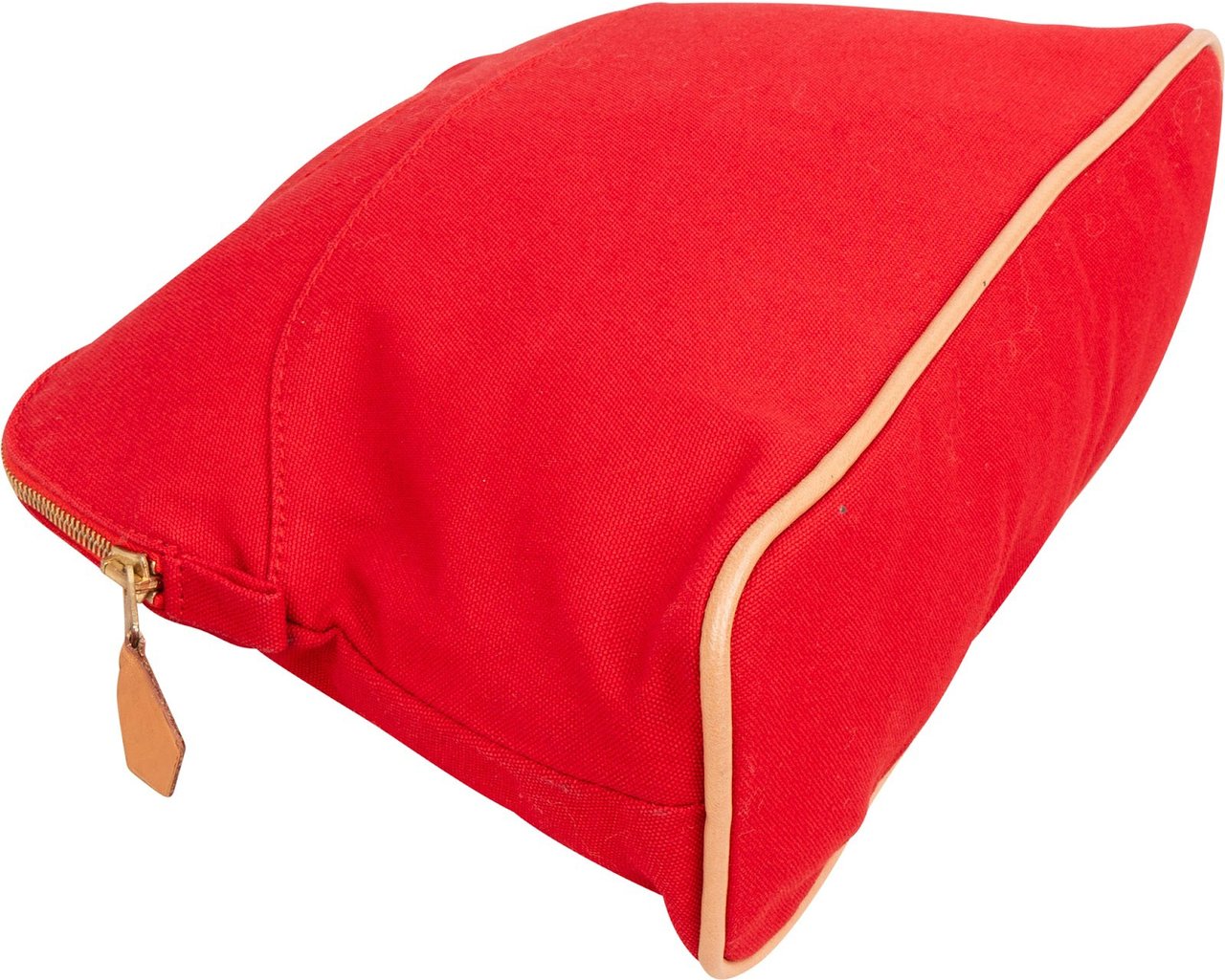 Hermès Canvas Bolide 25 Pouch Bag Rood