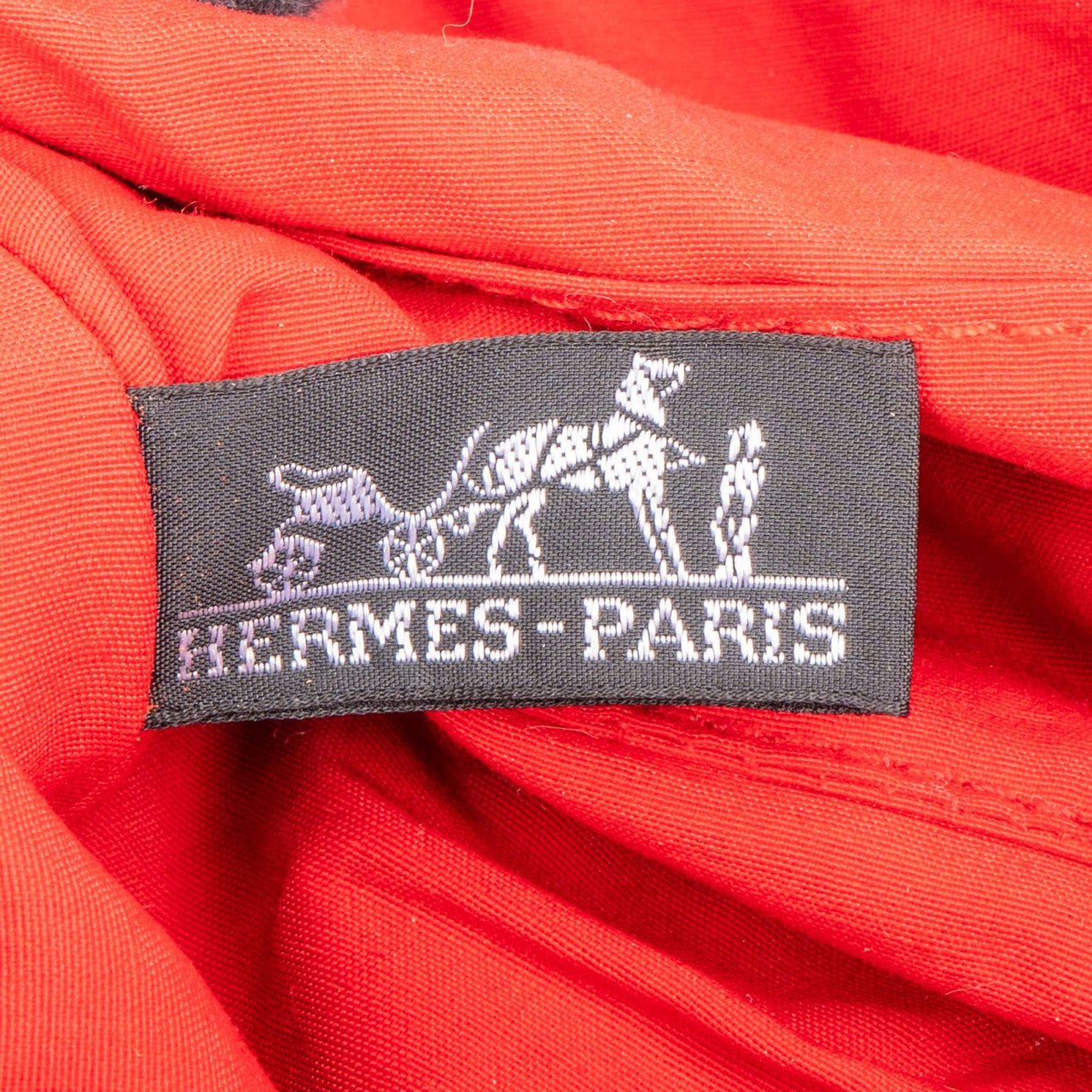 Hermès Canvas Bolide 25 Pouch Bag Rood