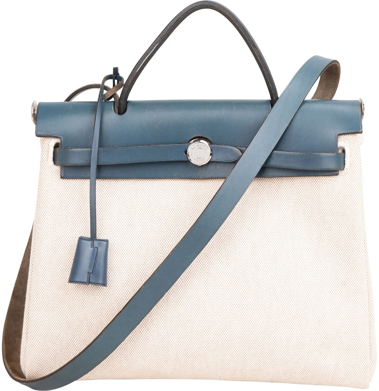 Hermès Classic Cotton Herbag 31 Crossbody Handbag Blauw