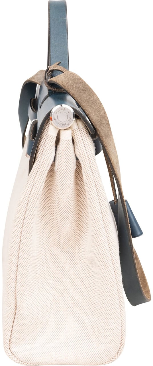 Hermès Classic Cotton Herbag 31 Crossbody Handbag Blauw