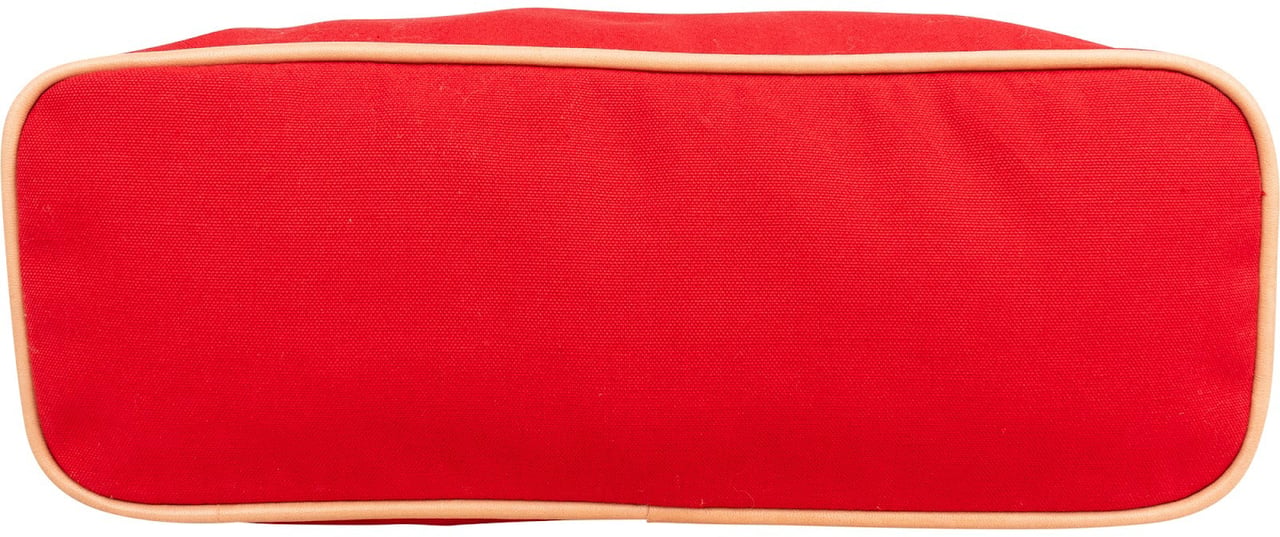 Hermès Canvas Bolide 30 Pouch Bag Rood