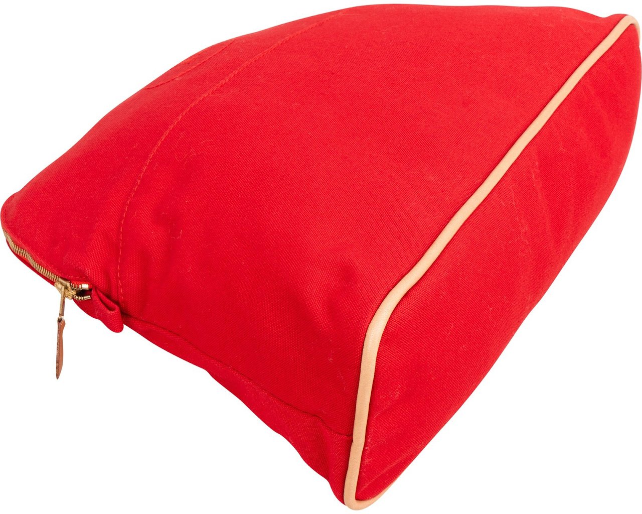 Hermès Canvas Bolide 30 Pouch Bag Rood