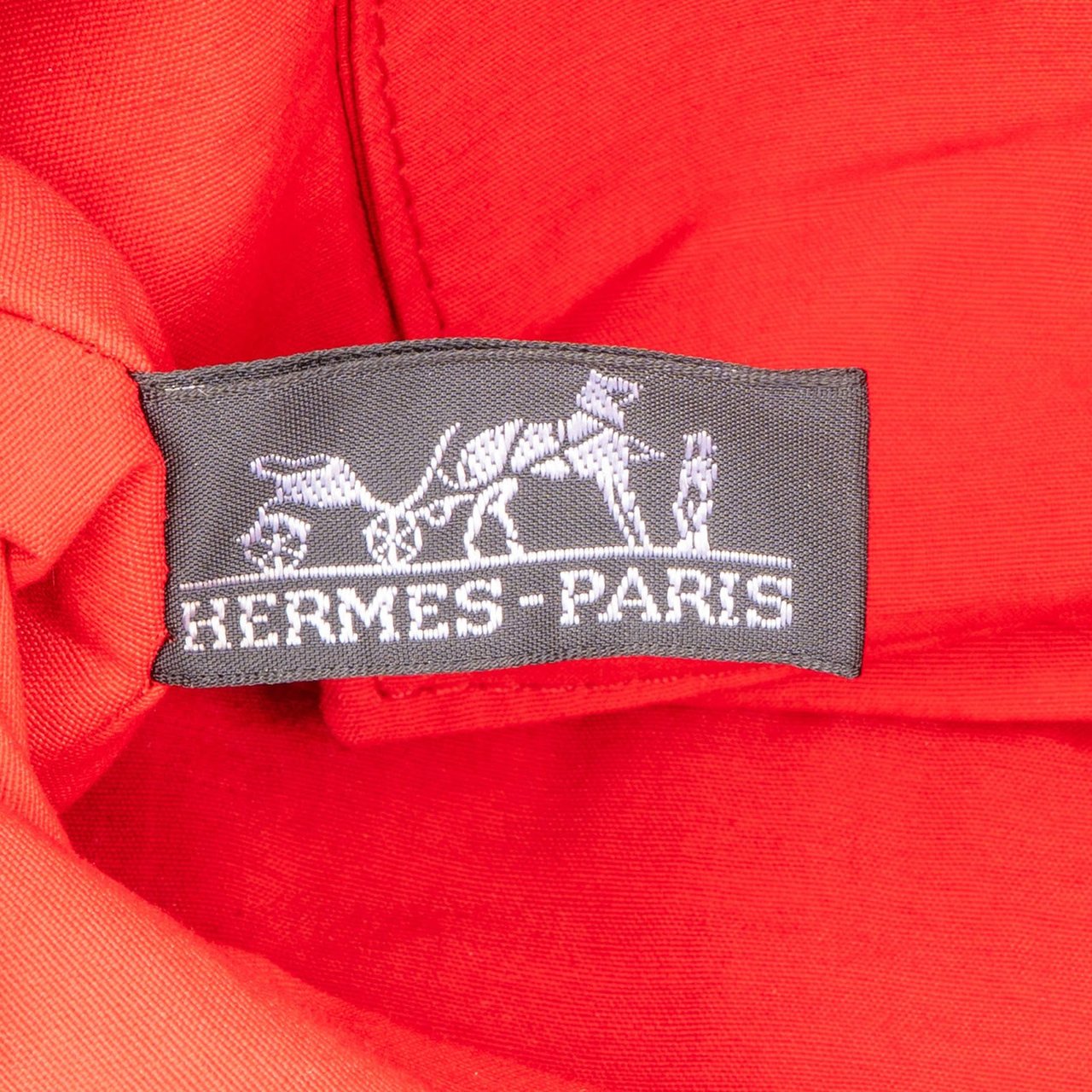Hermès Canvas Bolide 30 Pouch Bag Rood