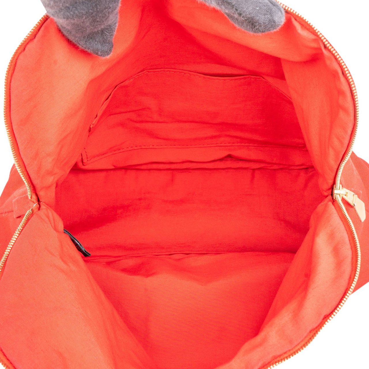 Hermès Canvas Bolide 30 Pouch Bag Rood