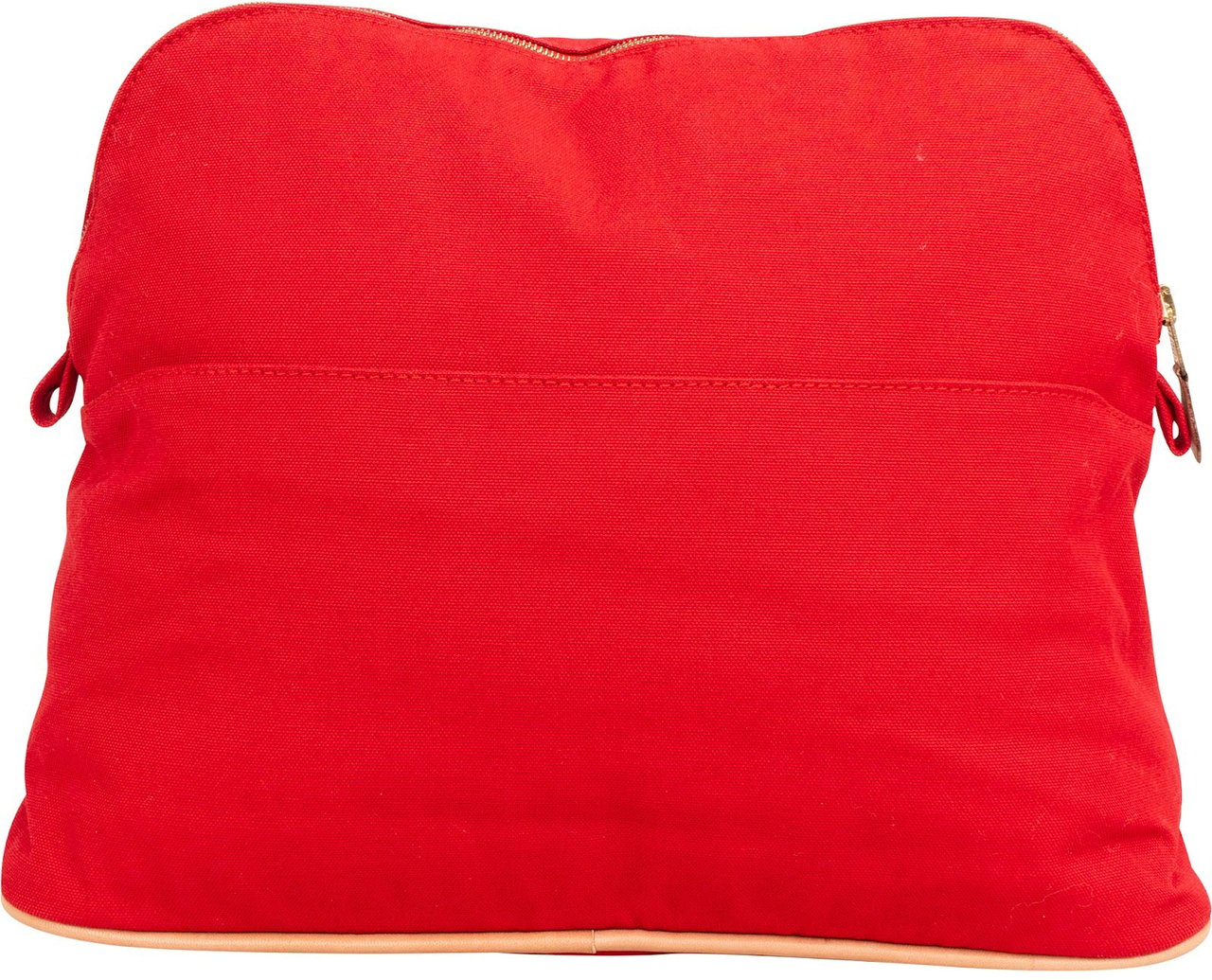 Hermès Canvas Bolide 30 Pouch Bag Rood