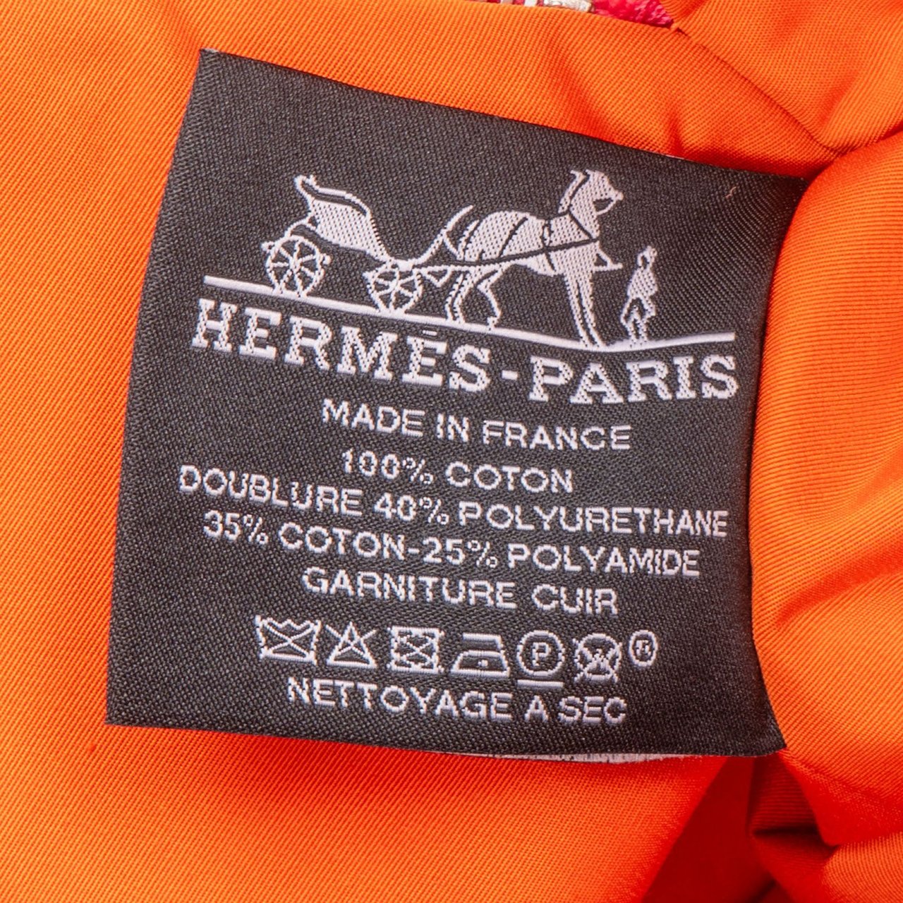 Hermès Hibiskus Canvas Bolide 25 Trousse Pouch Bag Rood