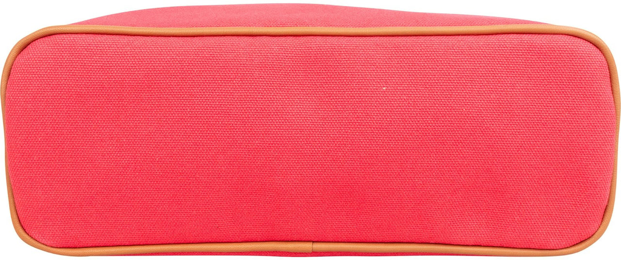 Hermès Hibiskus Canvas Bolide 25 Trousse Pouch Bag Rood