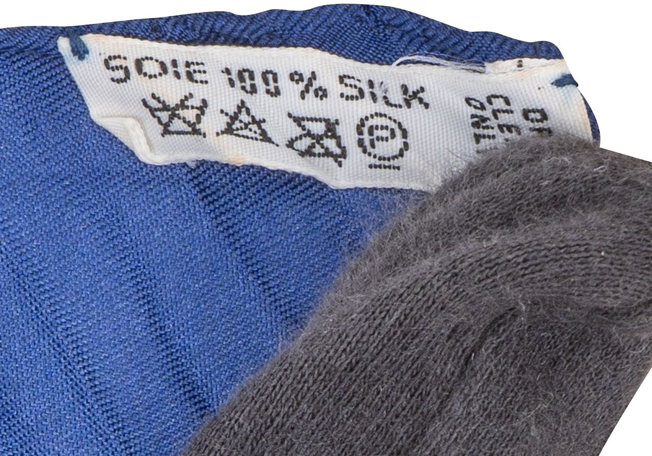Hermès Astres Et Soleils Plissé Tuch Scarf Navy