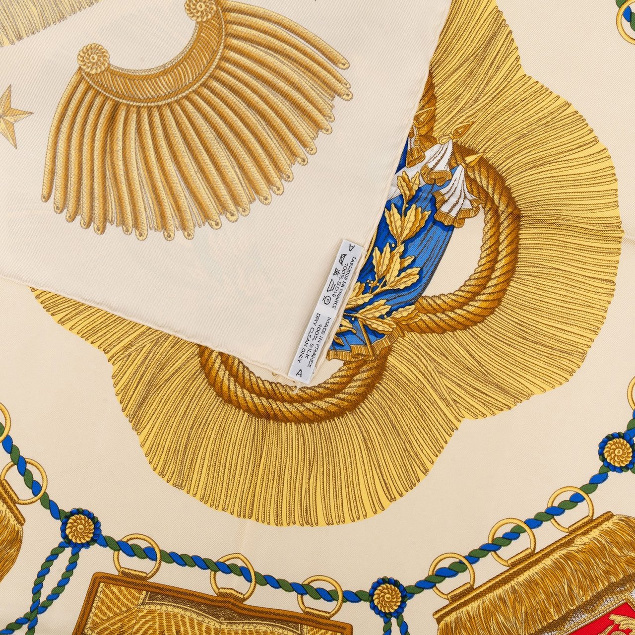 Hermès Poste et Cavalerie Silk Carre 90 Scarf Tuch Divers