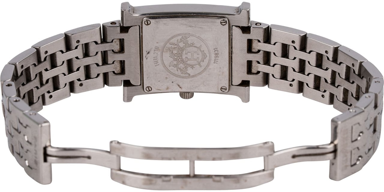 Hermès Silver Tone Heure H HH1.210 Women Watch Divers