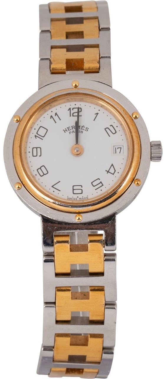 Hermès Bicolor Clipper Woman Watch Divers