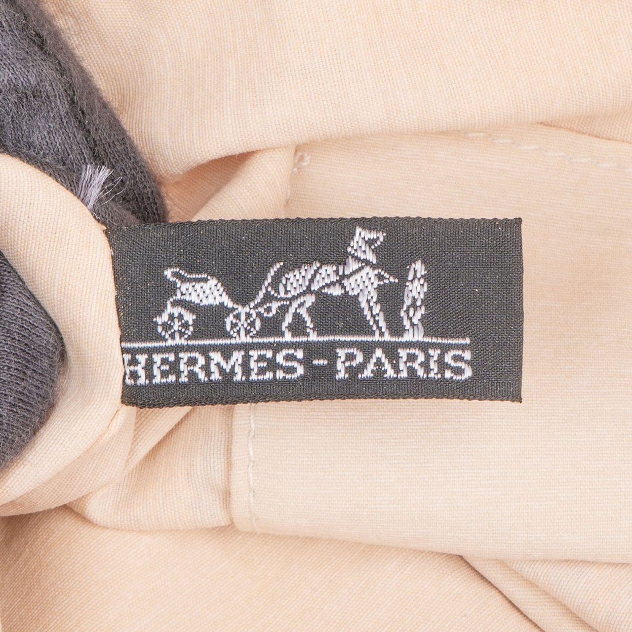 Hermès White Cotton Bolide Accessoires Bag Wit