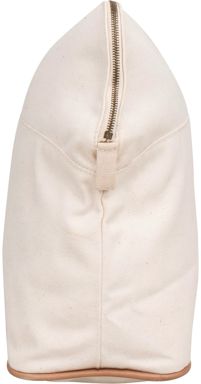 Hermès White Cotton Bolide Accessoires Bag Wit