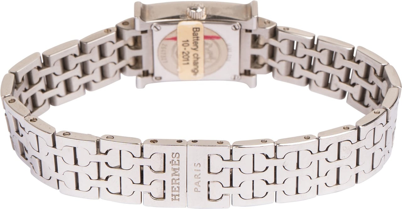 Hermès Silver Tone Heure H HH.110 Women Watch Divers