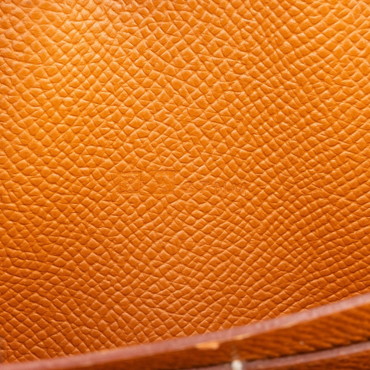 Hermès Brown Epsom Leather Azap Zippy Wallet Bruin