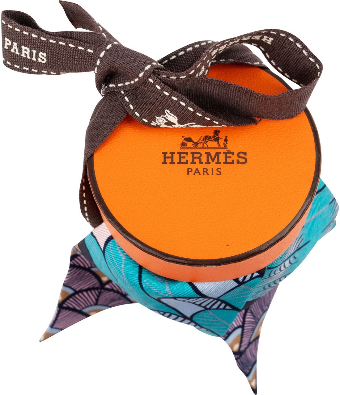 Hermès Jungle Rainbow Love Silk Twilly Tuch Scarf Rood