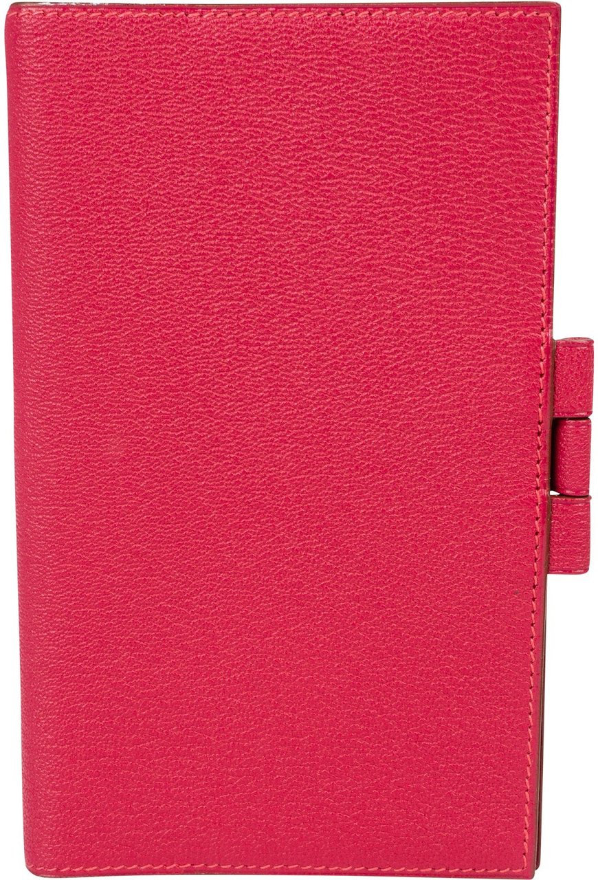 Hermès Pink Mysore Leather Agenda GM Cover Rood