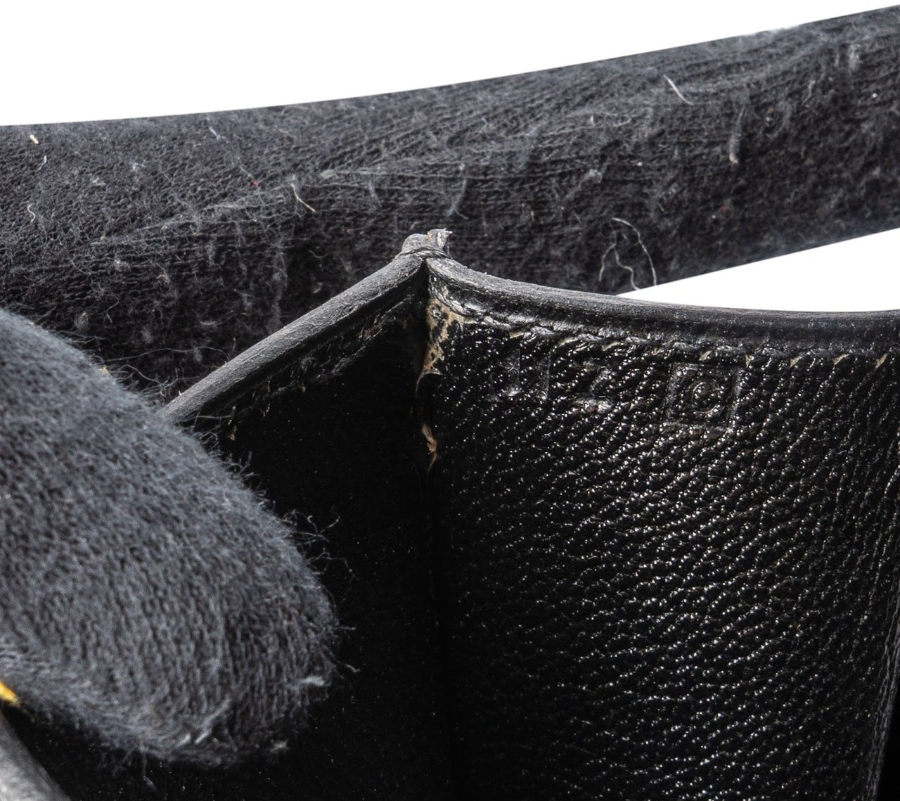 Hermès Noir Box Calfskin Rio Piano Clutch Zwart