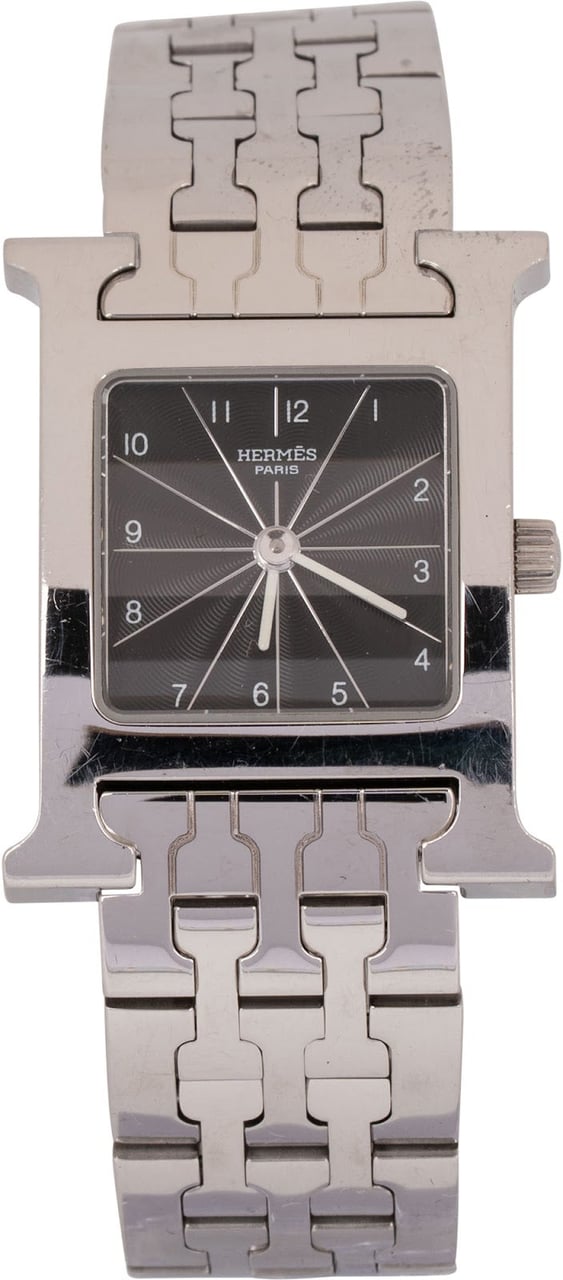 Hermès Silver Tone Heure H HH1.210 Women Watch Divers