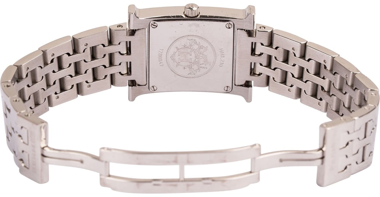 Hermès Silver Tone Heure H HH1.210 Women Watch Divers