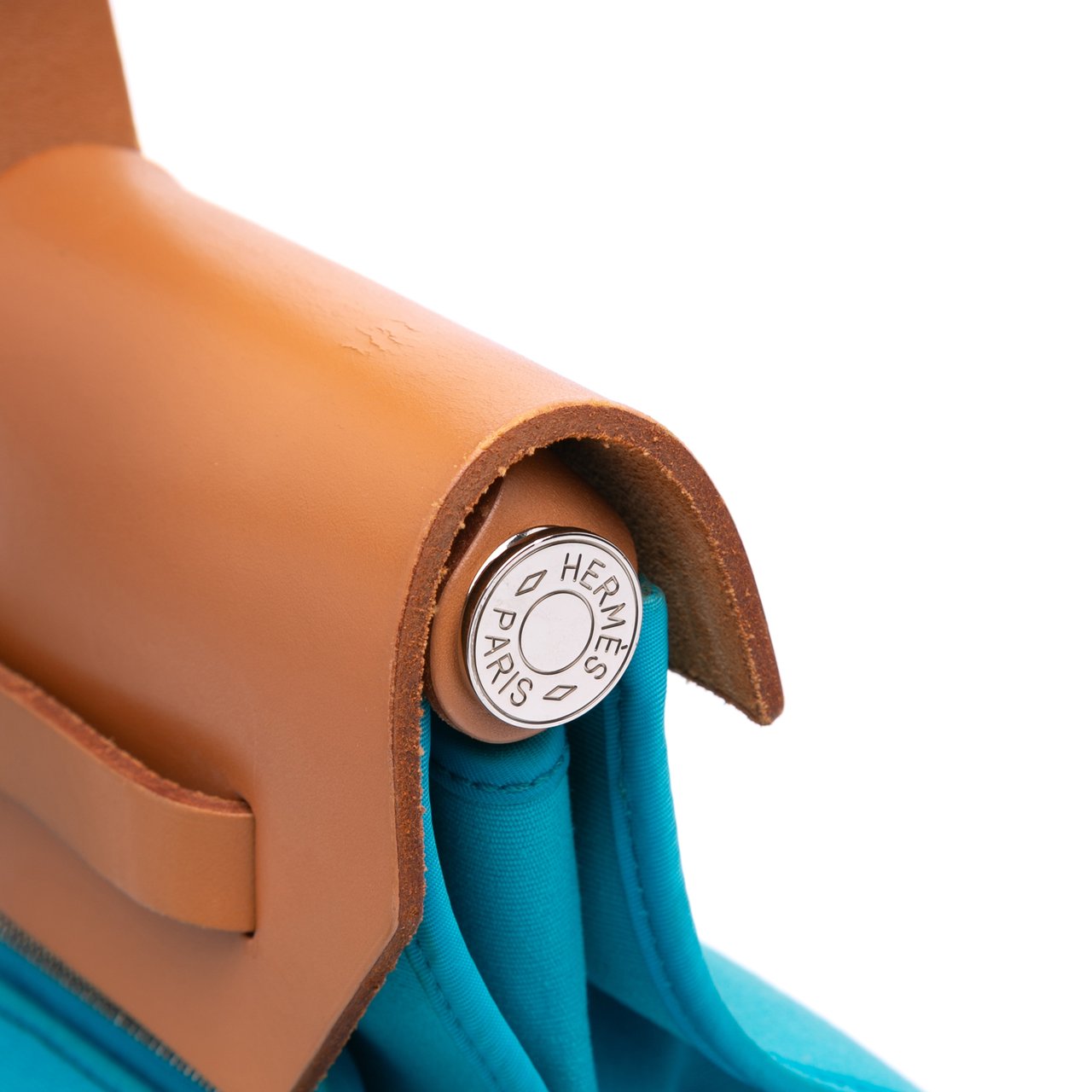 Hermès Toile Herbag Zip 39 Blauw