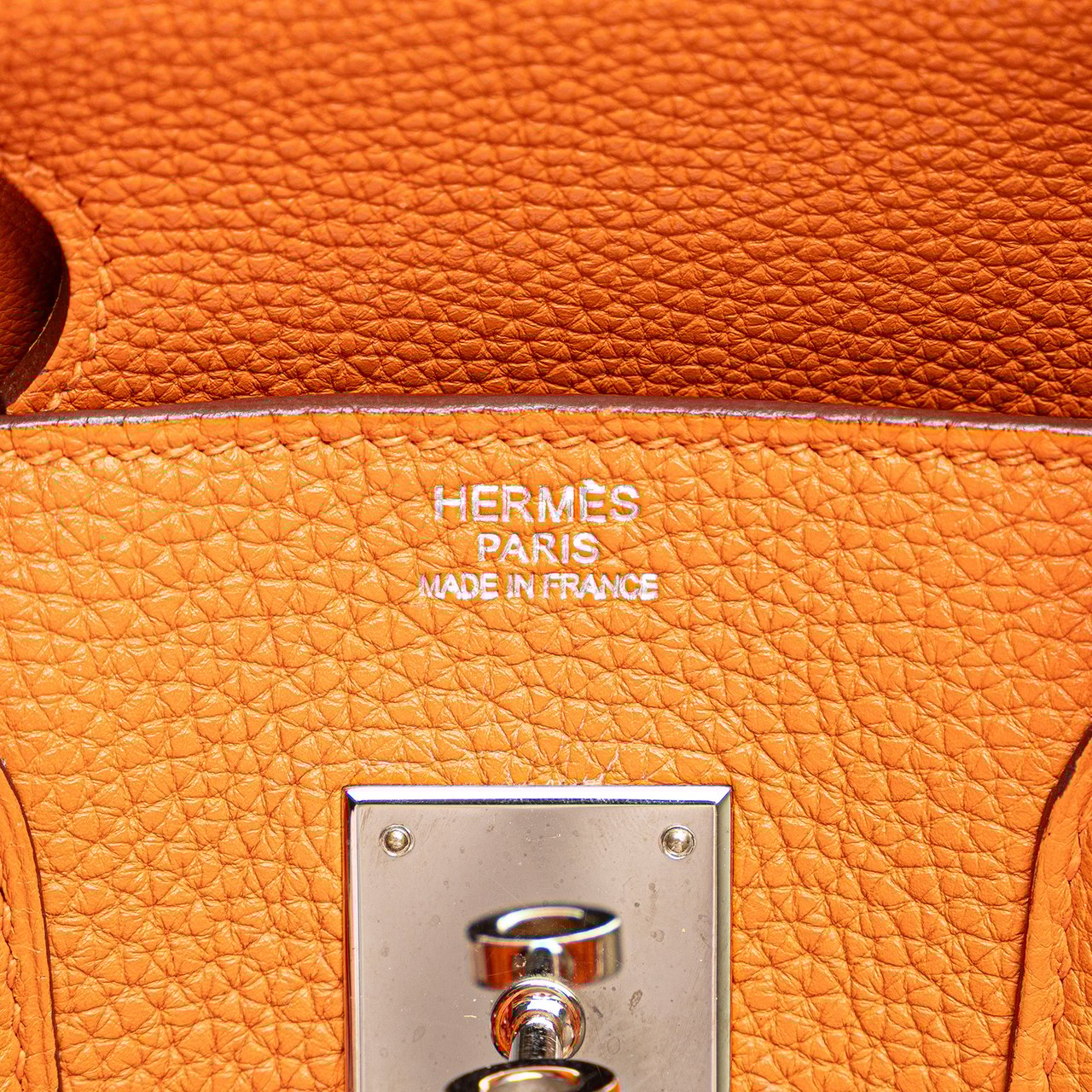 Hermès Togo Birkin Retourne 30 Oranje