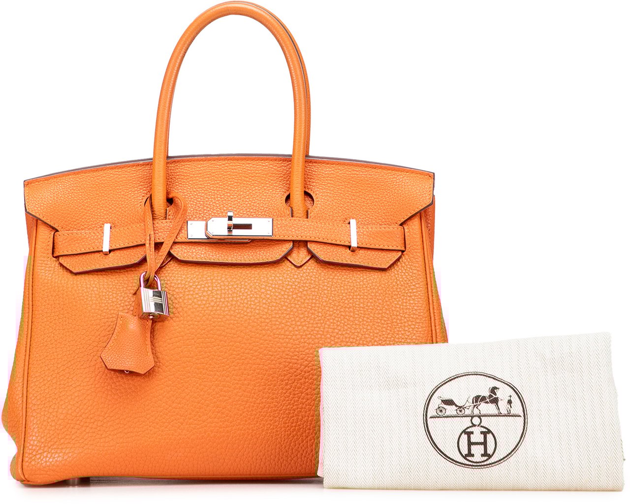Hermès Togo Birkin Retourne 30 Oranje