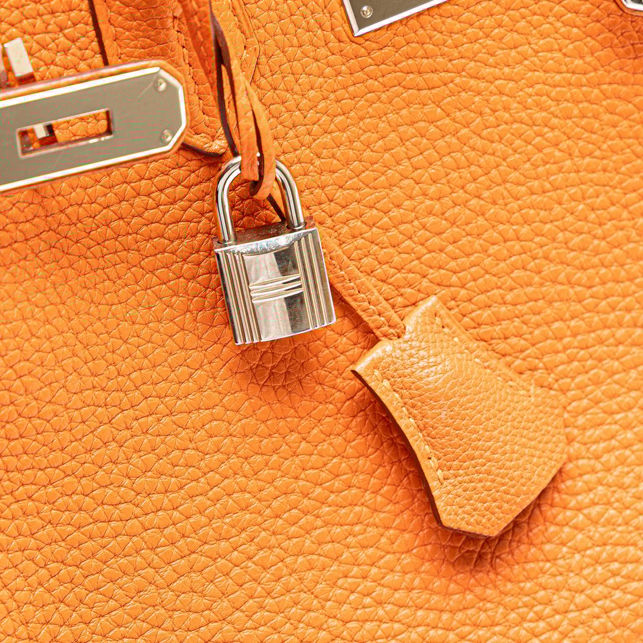 Hermès Togo Birkin Retourne 30 Oranje