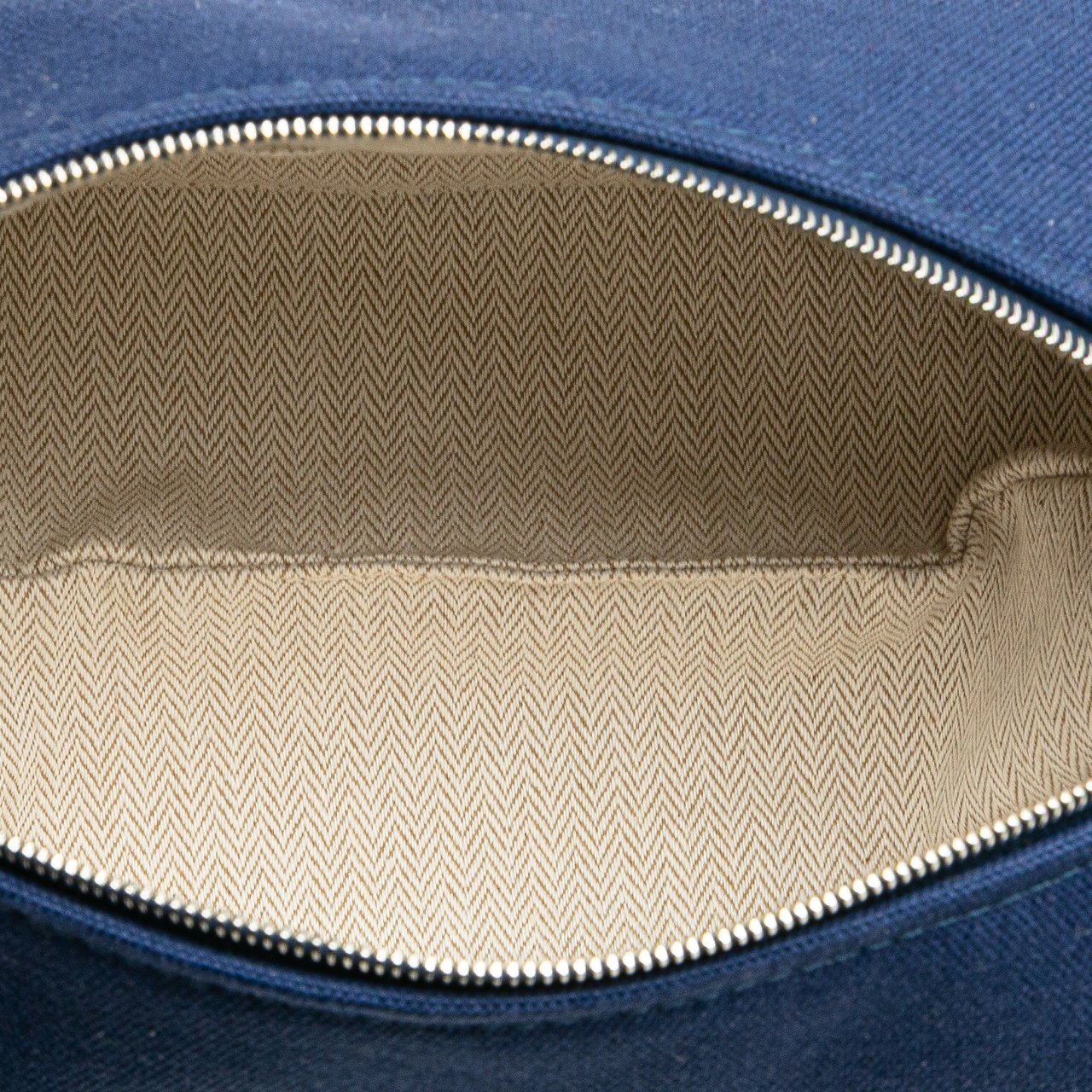 Hermès Small Toile Bride A Brac Case Blauw