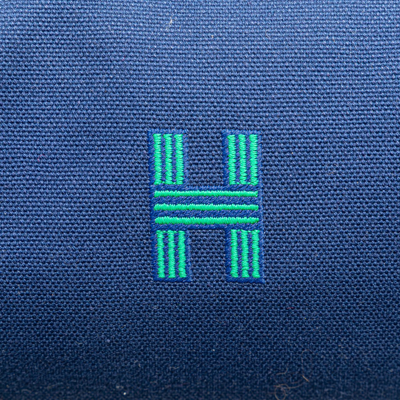 Hermès Small Toile Bride A Brac Case Blauw