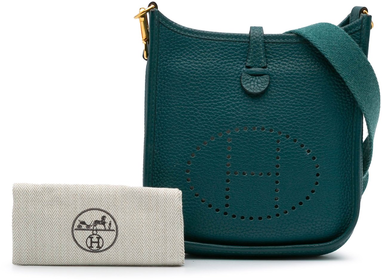 Hermès Clemence Evelyne III TPM Blauw