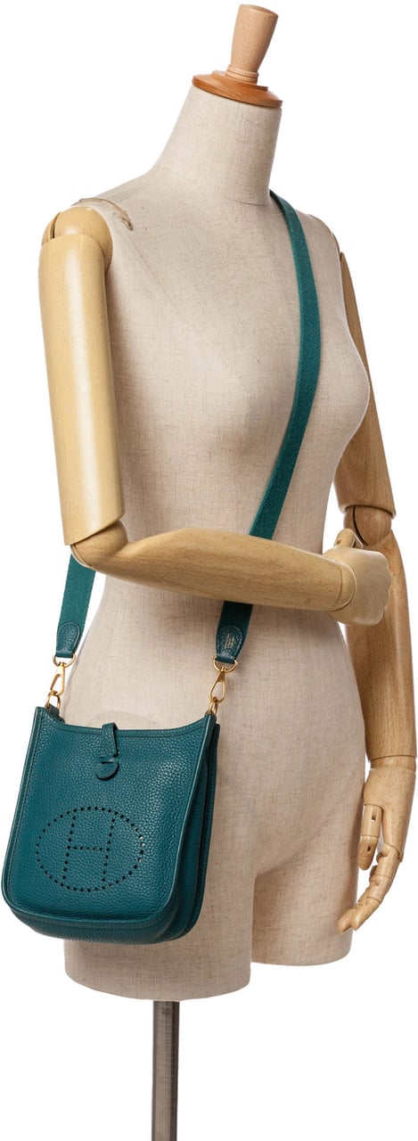 Hermès Clemence Evelyne III TPM Blauw