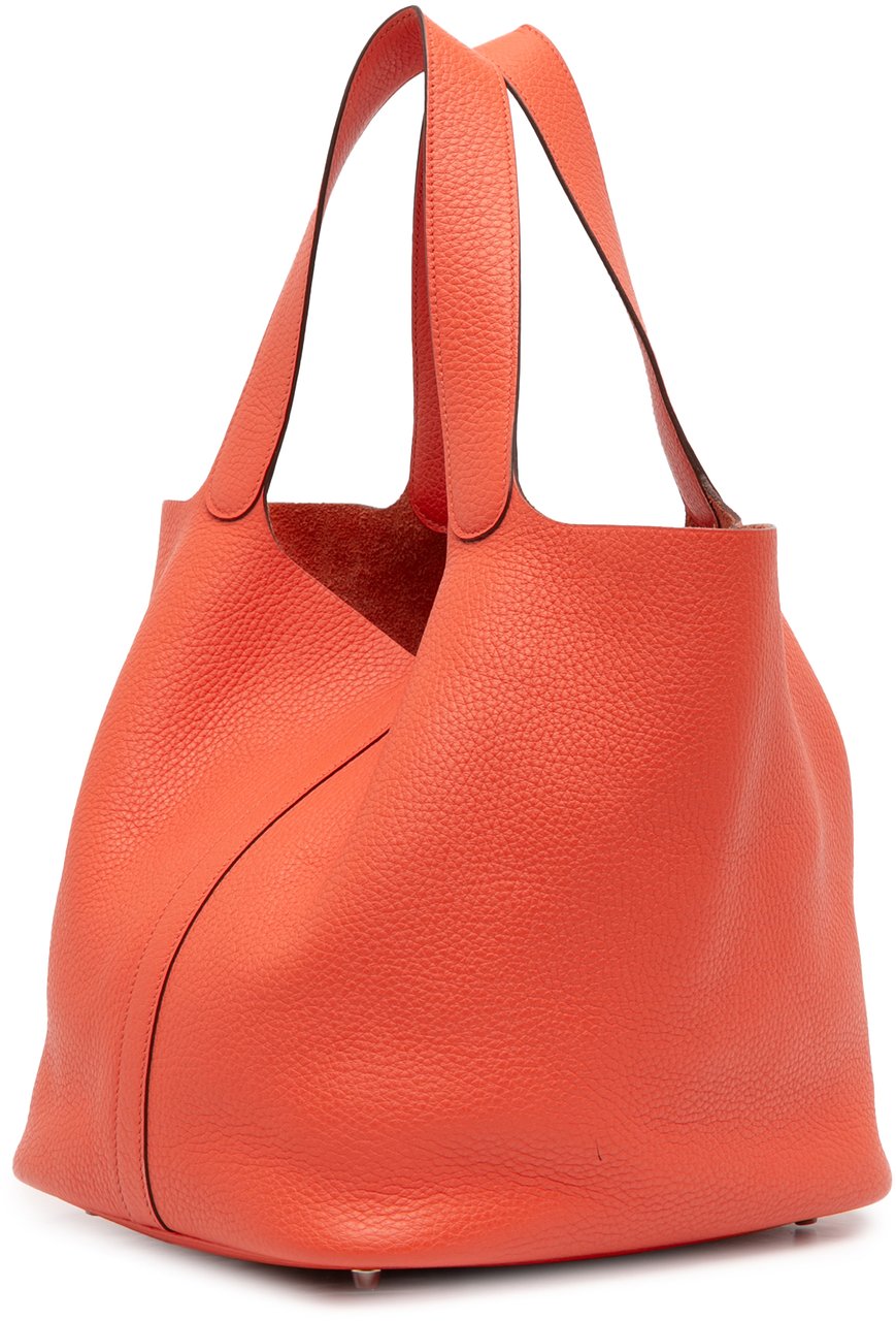 Hermès Clemence Picotin Lock 26 Oranje