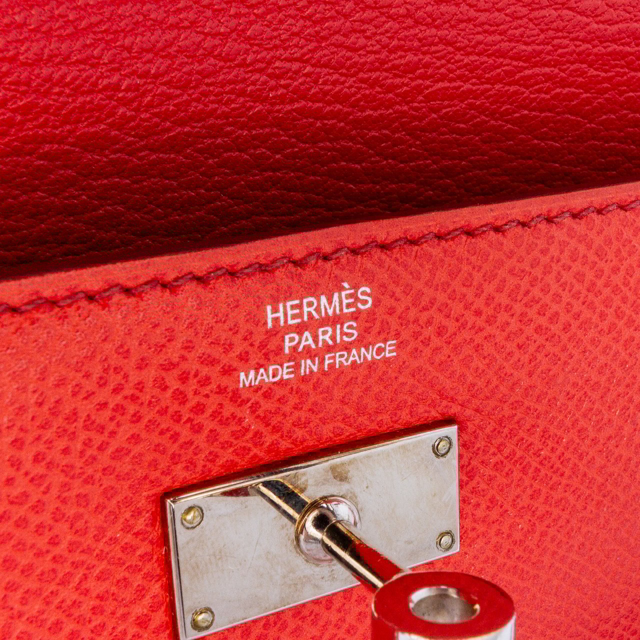 Hermès Epsom Flag Kelly Longue Wallet Oranje