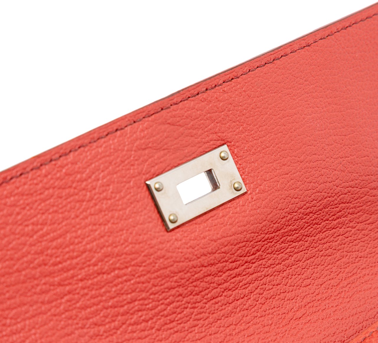 Hermès Epsom Flag Kelly Longue Wallet Oranje