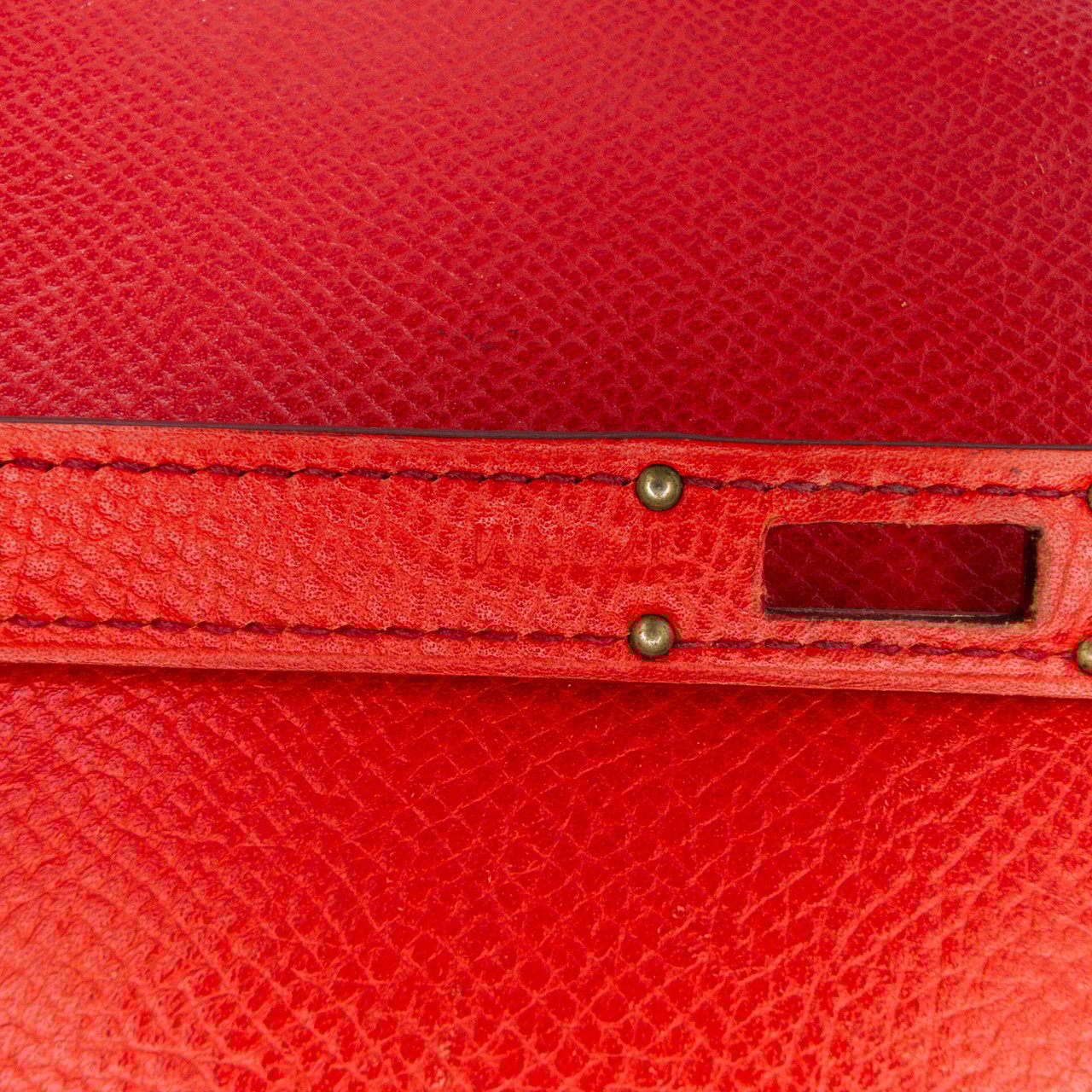 Hermès Epsom Flag Kelly Longue Wallet Oranje